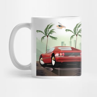 Red Sports Car Mug